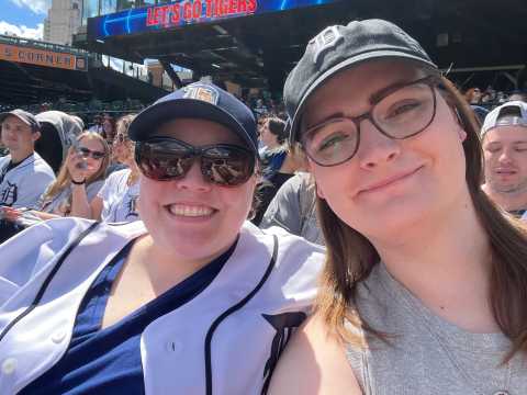 At a Detroit Tigers game in September 2025
