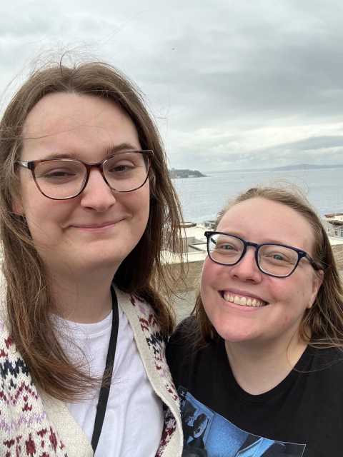 In front of Puget Sound in September 2023