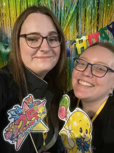 Attending the Chicago Neopets 25th anniversary party