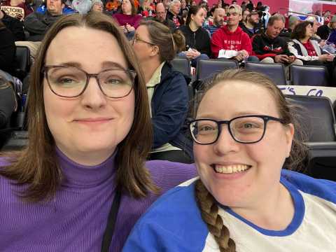 Attending the second PWHL Takeover Tour game in Detroit, 2025 (New York Sirens vs. Minnesota Frost)