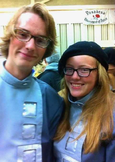 After a 2013 PCMB competition. Deeply unfair that only Kathryn got to wear a beret.